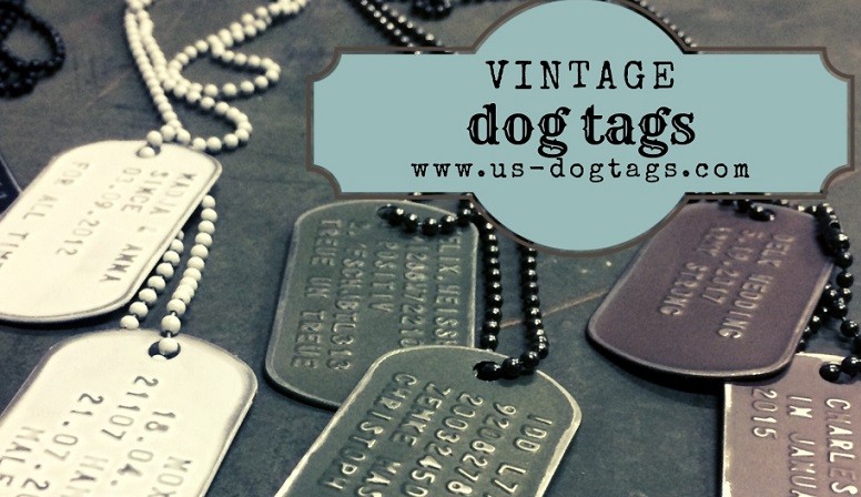 vintage dog tags